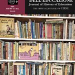Pubblicato il numero 1/2025 dell'anno XII della Rivista della storia dell'educazione